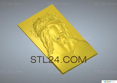 Панно религиозные (PR_0252) 3D модель для ЧПУ станка